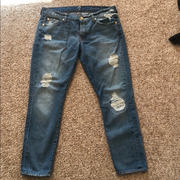 7 For All Mankind Denim - Skinny boyfriend jeans